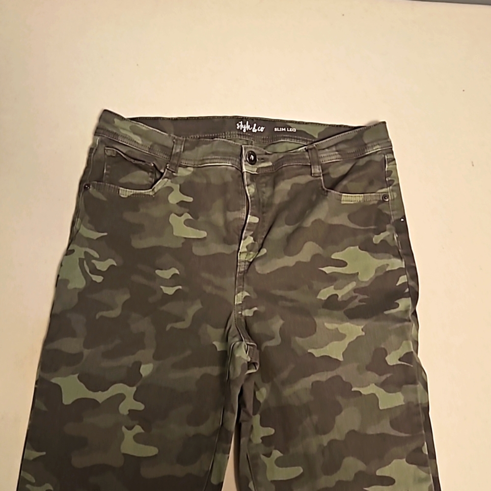 Camo jeans